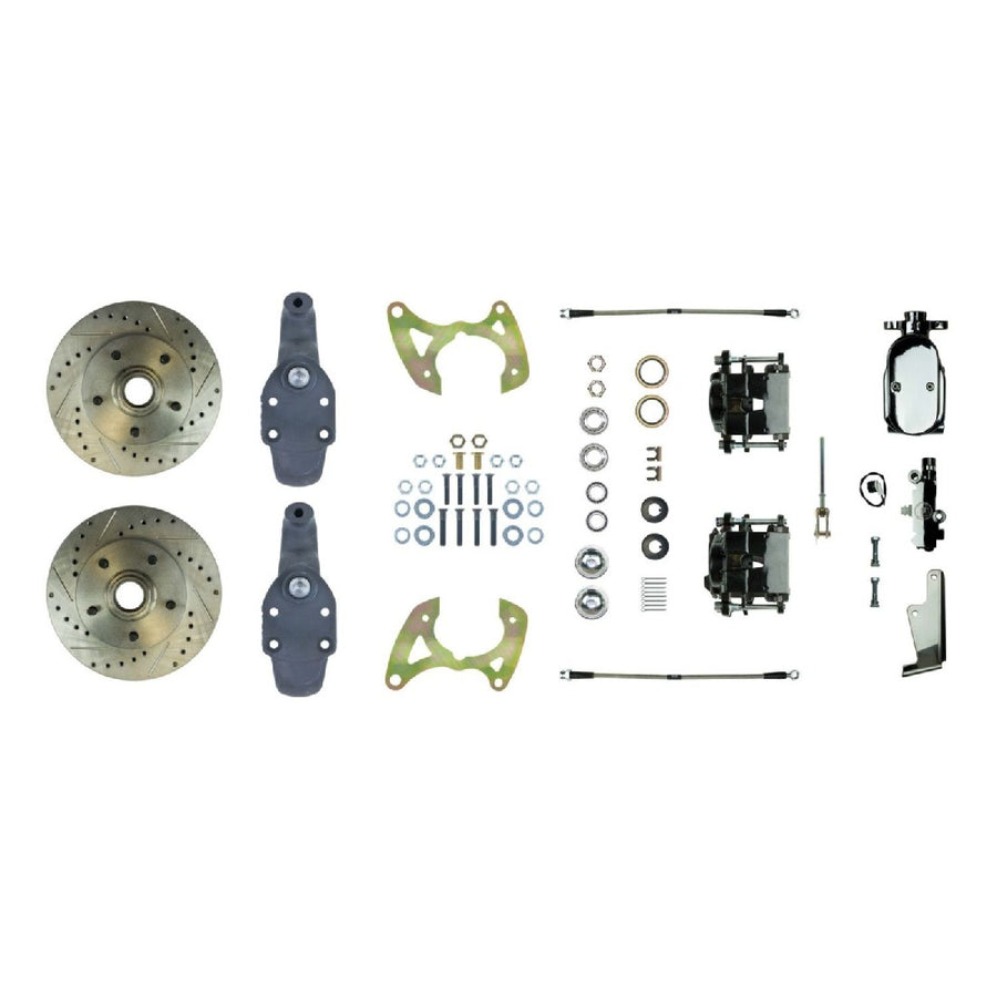 The Right Stuff 1958-64 Chevrolet Impala, 2" Drop, Manual Front Disc Brake Conversion Kit - (FSC58SDDSX)