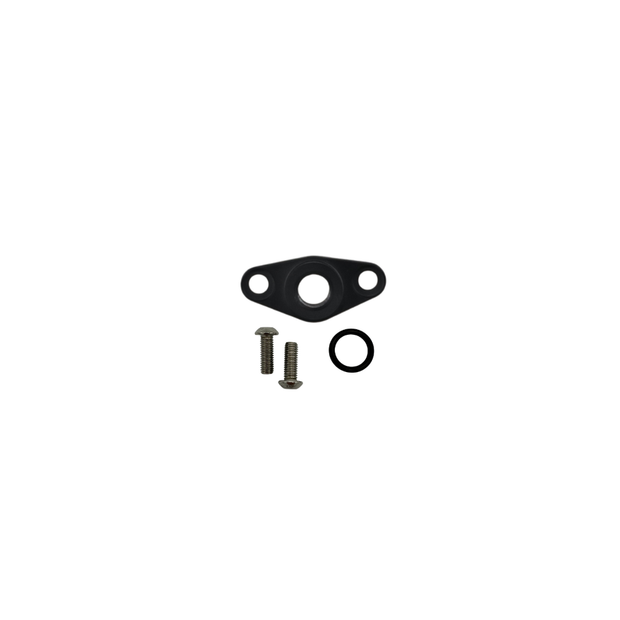 The Right Stuff Gen 4 LS Valley Cover Oil Pressure Adapter, Black Anodized Finish - (G4LSVCOP-B-K)