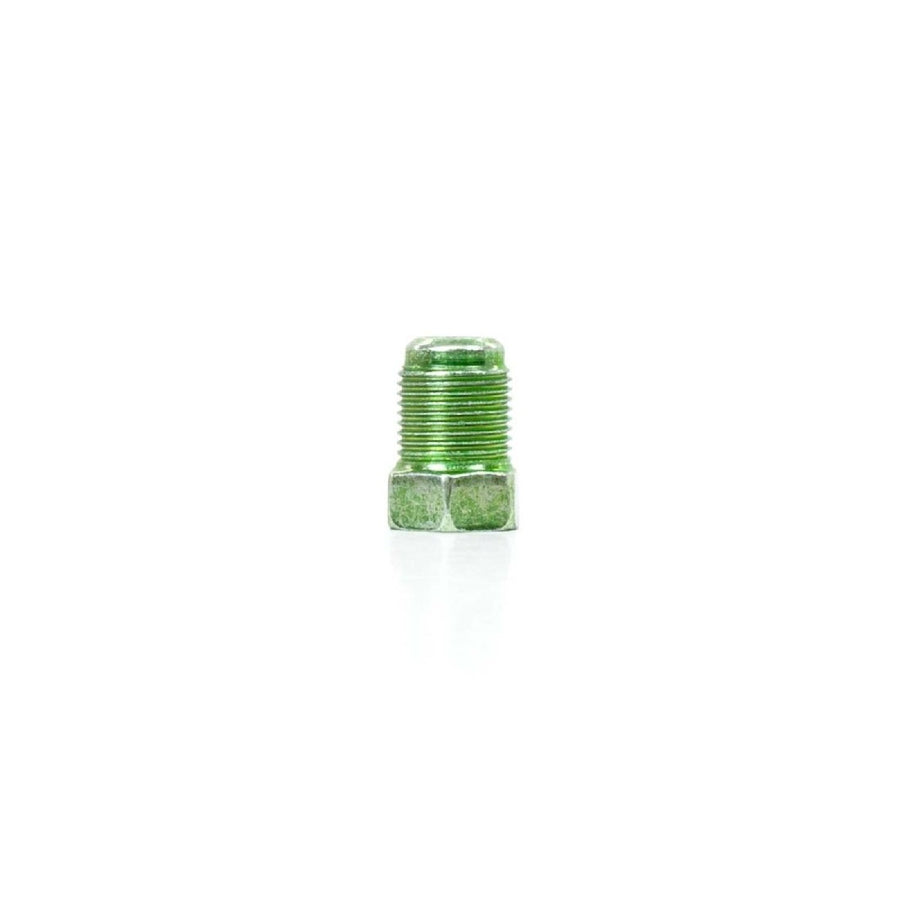 The Right Stuff 3/16" Tube W/12 x 1 Thread, 1/2" Hex, Bubble Flare, Metric Red Fitting - (MSP8)