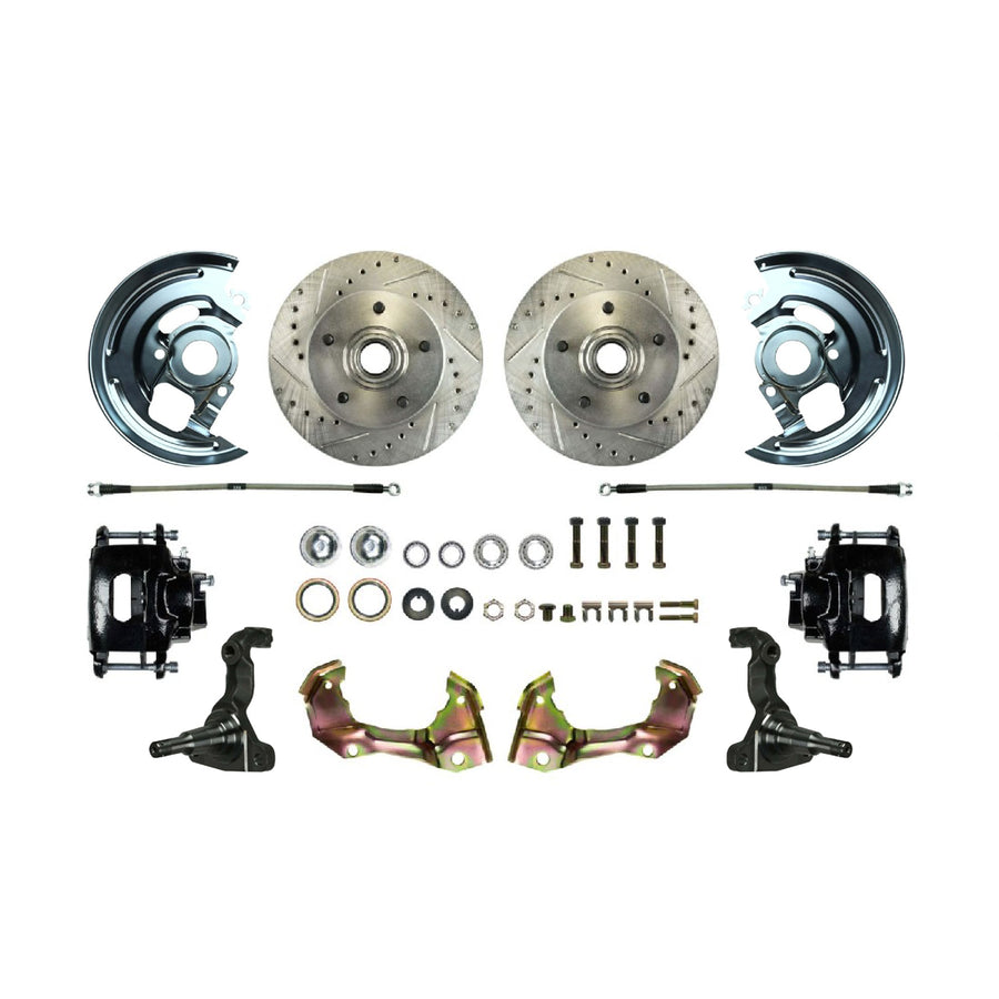 The Right Stuff 1967-1969 GM F/X-Body Front 'At The Wheel' Big Brake Upgrade Kit - AFXWK02CS - (AFXWK02CS)