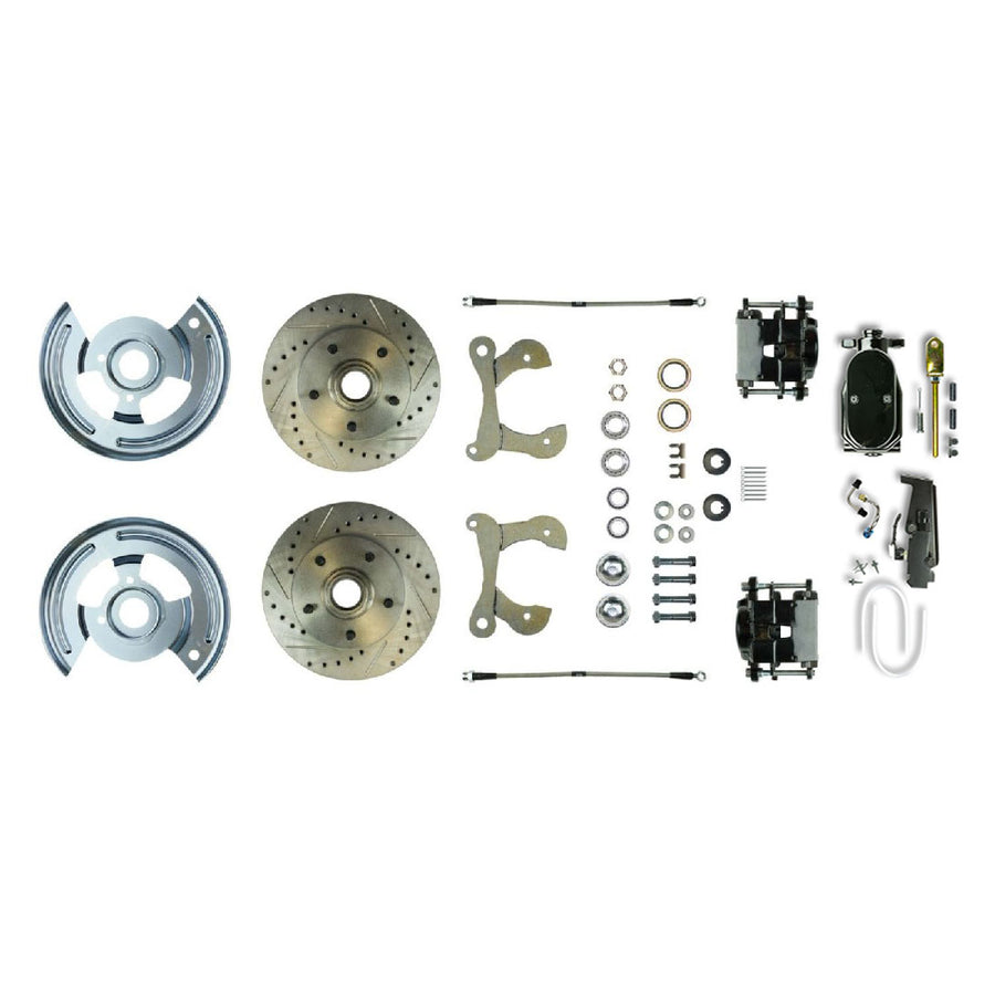 The Right Stuff 1958 Chevrolet Impala/Bel Air, Manual Front Disc Brake Conversion Kit - (FSC58SDCSY)