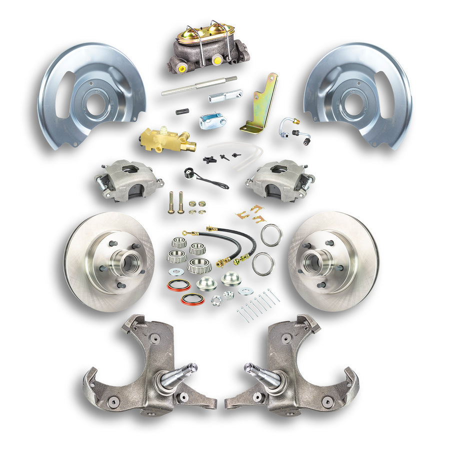 The Right Stuff 63-70 Chevrolet/GMC Truck & Suburban, Manual Front Disc Brake Conversion Kit - (TSD6315)