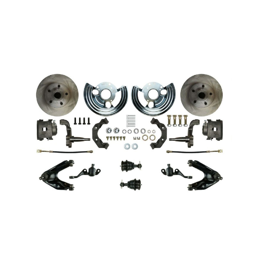 The Right Stuff 1960-76 Mopar A-Body, "At The Wheel" Front Disc Brake Conversion Kit - MDC66WK - (MDC66WK)