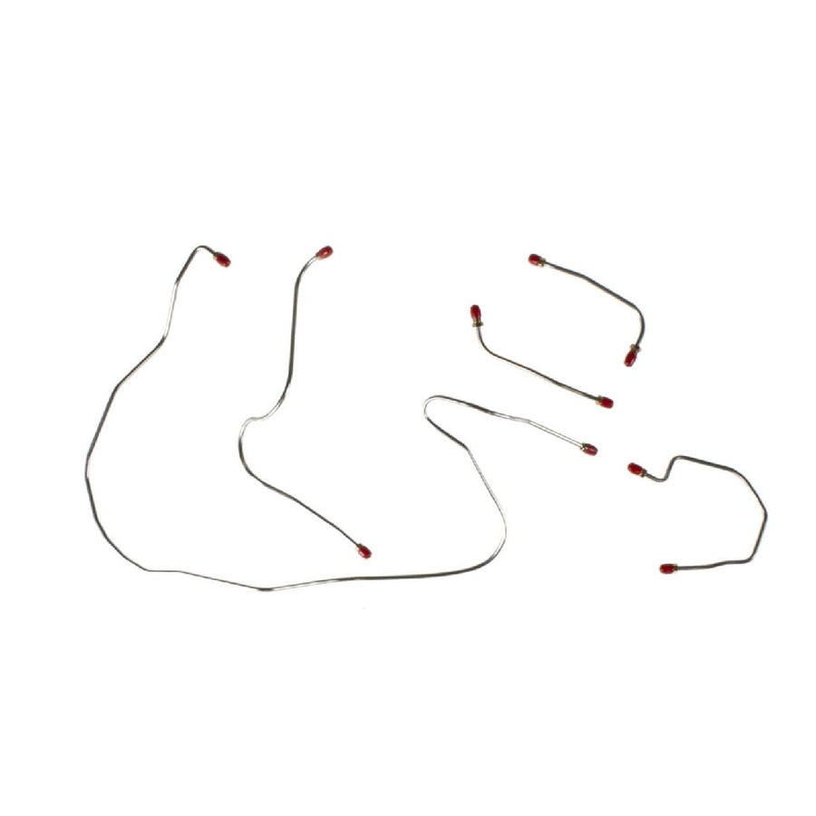 The Right Stuff 1965-66 AMC Marlin W/Power Discs, Pre-Bent OE Steel Front Brake Line Kit - (JKT6501)
