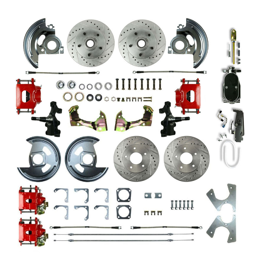 The Right Stuff 1968-1974 GM F/X-Body, 2" Drop, Show N Go, 4-Wheel Manual Disc Brake Conversion - (AFXSD45DZY)