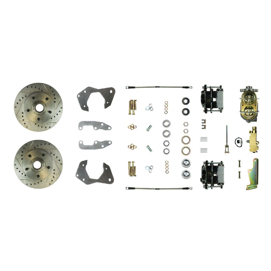 The Right Stuff 1965-68 Chevrolet Impala/Bel Air, Manual Front Disc Brake Conversion Kit - (FSC65SDCS)
