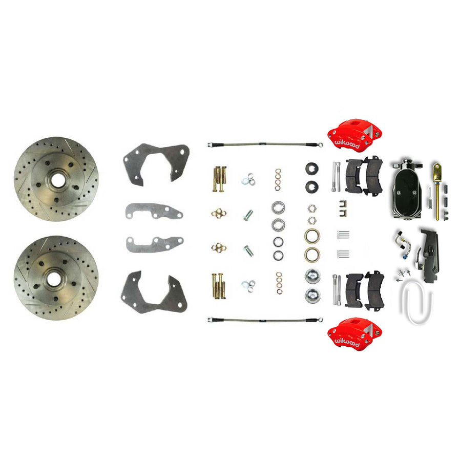The Right Stuff 1965-68 Chevrolet Impala/Bel Air, Performance Front Disc Brake Conversion Kit - (FSC66SDCZY)