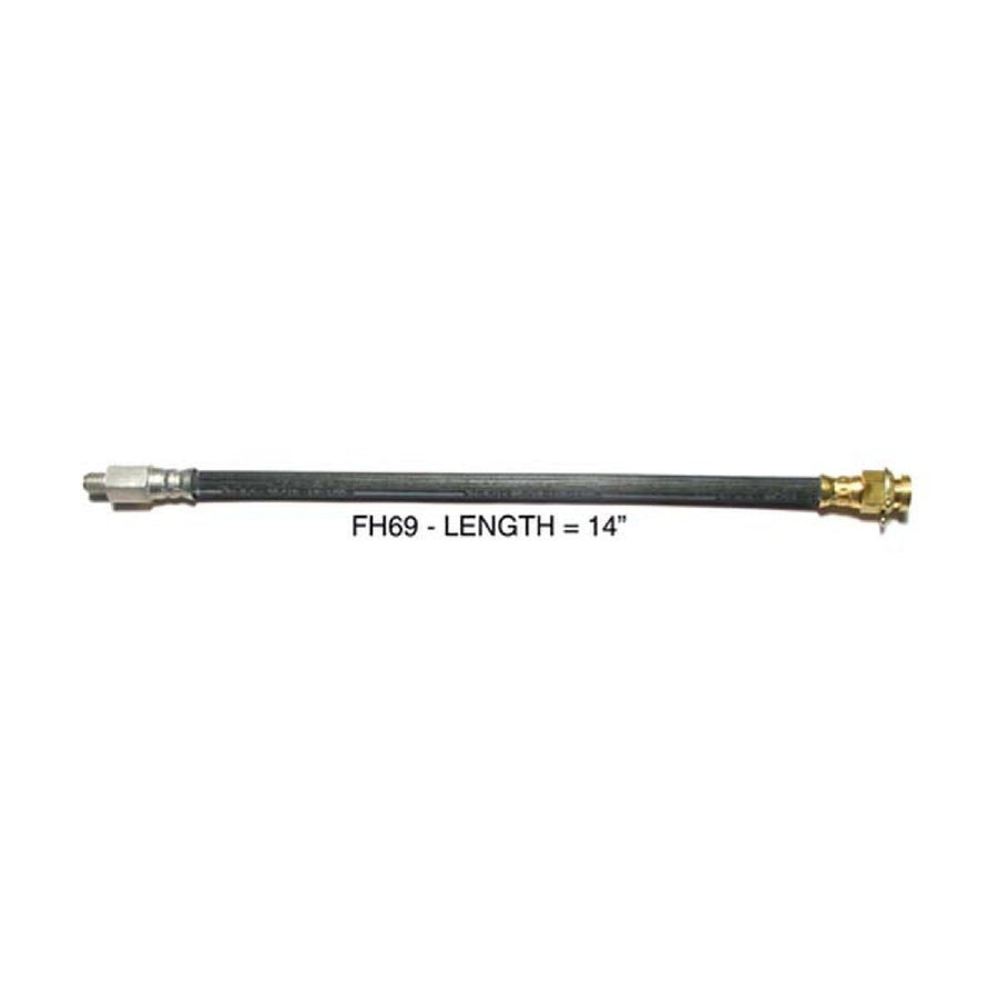 The Right Stuff 1959-66 Ford Fairlane/Falcon, Front Drum Brake Fles Hoses - (FH69)