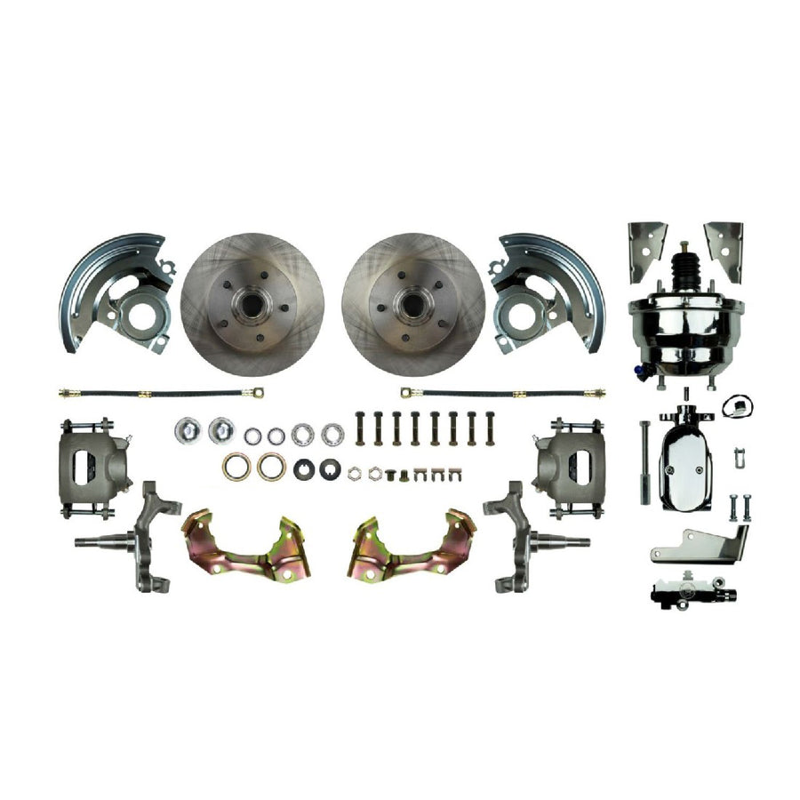 The Right Stuff 64-72 Chevelle/GM A-Body, Power 8" Booster, 2" Drop Front Disc Brake Conversion - (AFXDC01DX)