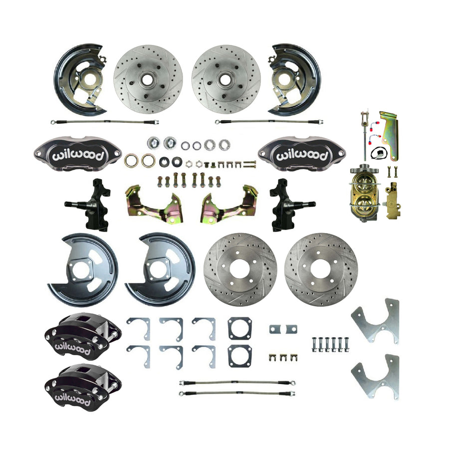 The Right Stuff 1968-74 GM F/X-Body, Performance Series, 2" Drop, 4-Wheel Disc Brake Conversion - (AFXSD25DS)