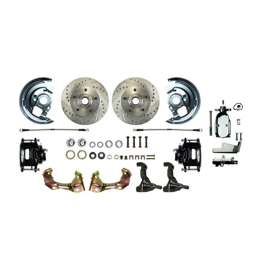 The Right Stuff 1964-1972 Chevelle/A-Body, Show N Go, Front Manual Disc Brake Conversion Kit - (AFXSD01CSX)