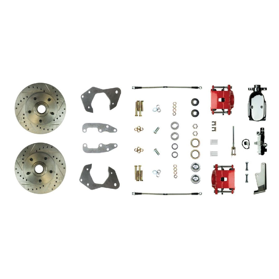 The Right Stuff 1965-68 Chevrolet Impala/Bel Air, Manual Front Disc Brake Conversion Kit - (FSC65SDCZX)