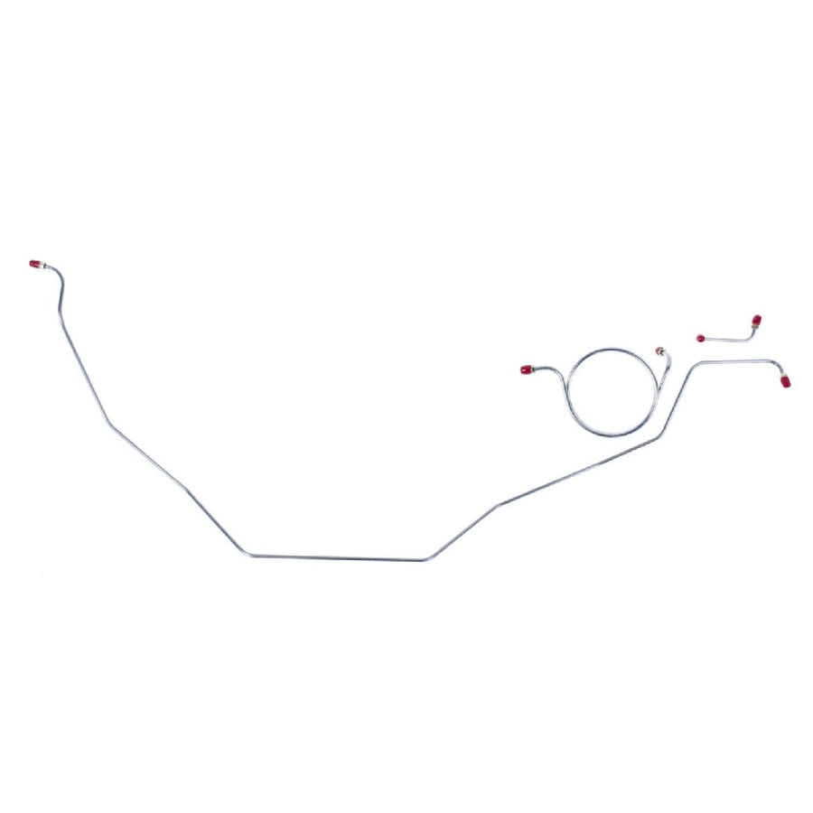 The Right Stuff 1966 Chevrolet Bel Air/Impala, Pre-Bent OE Steel Front Brake Line Kit - (BKT6602)