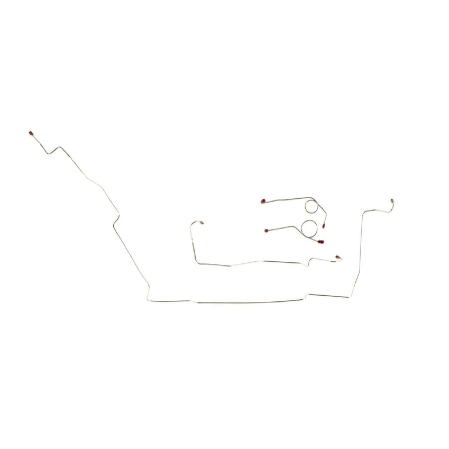 The Right Stuff 1967 Plymouth Fury W/Manual Drum, Pre-Bent OE Steel Front Brake Line Kit - (HKT6701)