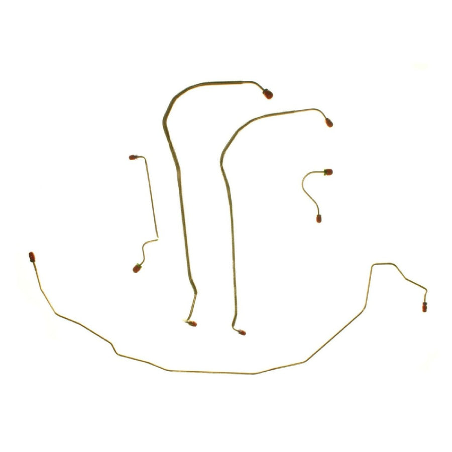 The Right Stuff 1969 Pontiac GTO/LeMans, Pre-Bent OE Steel Power Front Disk Brake Line Kit - (AKT6903)