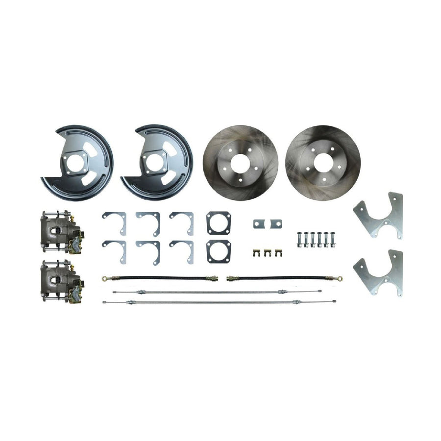 The Right Stuff 1975-1981 Camaro/Firebird, Staggard Rear Shocks, Rear Disc Brake Conversion Kit - (AFXRD07)