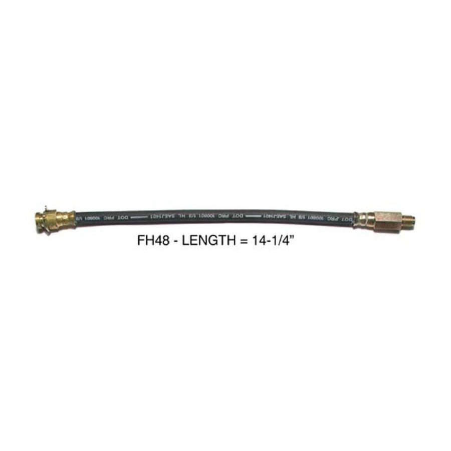The Right Stuff 1969-70 Pontiac Bonneville/Catalina, Front Drum Brake Flex Hoses - (FH48)