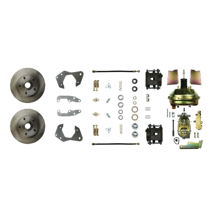The Right Stuff 1965-68 Chevrolet Impala, 9" Booster, Power Front Disc Brake Conversion Kit - (FSC65DCC)