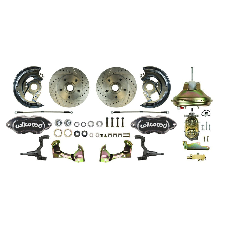 The Right Stuff 1964-1974 GM A/F/X Body, Front Power Disc Brake Conversion Kit - AFXDC32S - (AFXDC32S)