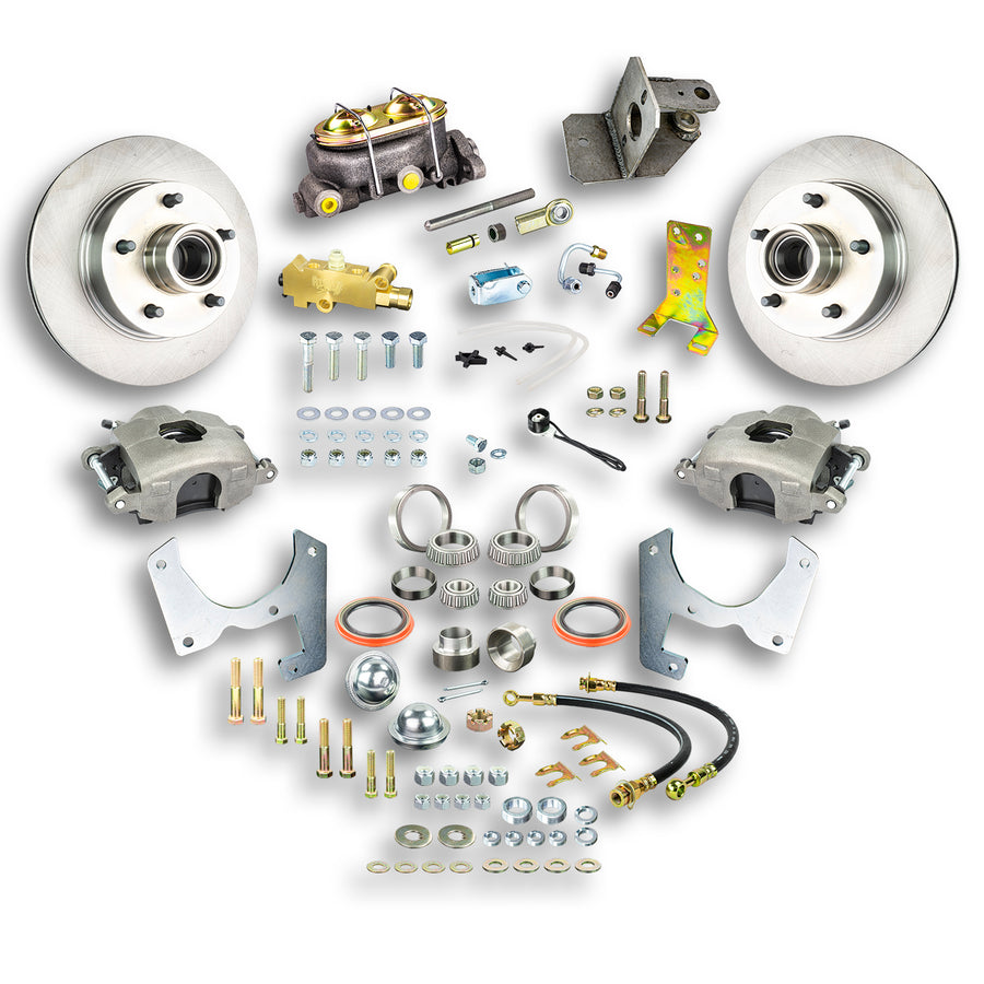 The Right Stuff 56-59 Chevrolet/GMC Truck, Manual Front Disc Brake Conversion Kit 5 x 4.75 - (TSD5515)