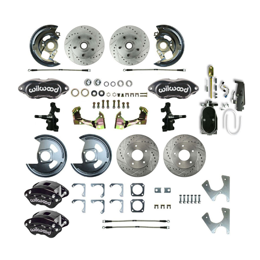 The Right Stuff 1968-74 GM F/X-Body, Performance Series, 2" Drop, 4-Wheel Disc Brake Conversion - (AFXSD25DSY)