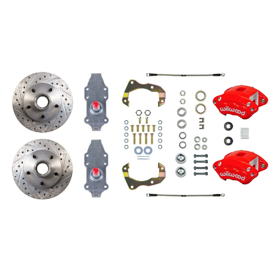 The Right Stuff 1955-58 Chevrolet Bel Air, "At The Wheel" Front Disc Brake Conversion Kit - (FSC56WKDZ)