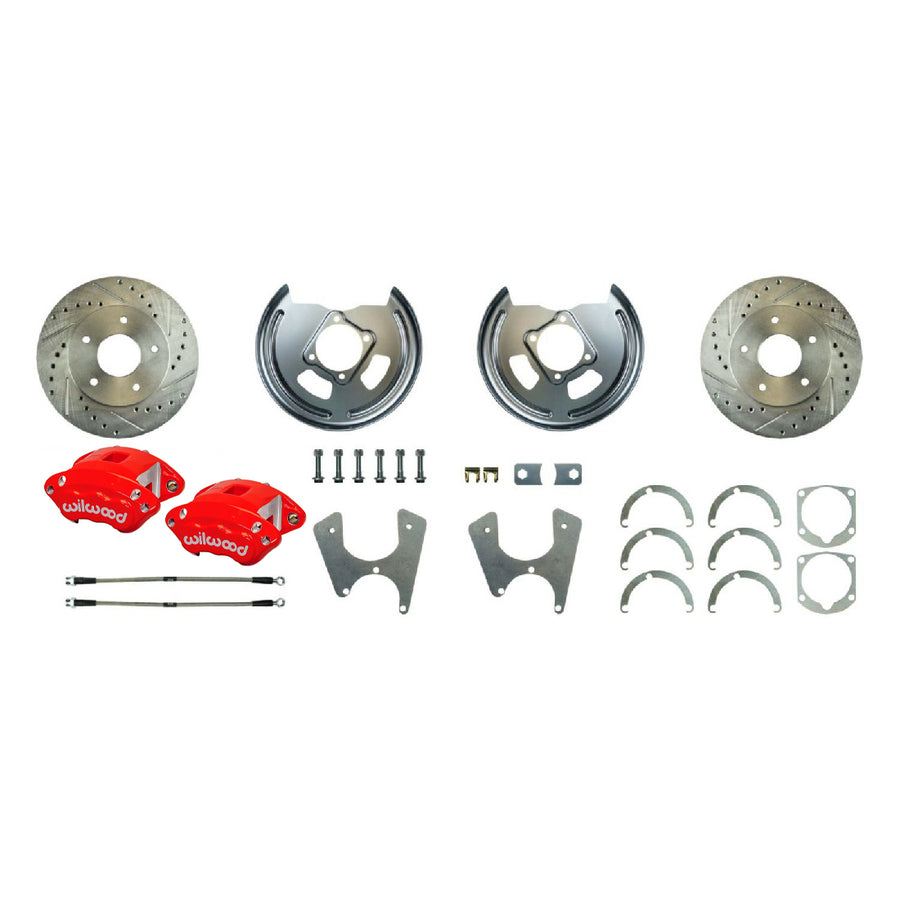The Right Stuff 1955-68 Bel Air/Impala W/Non C-Clip Axle, Performance Rear Disc Brake Conversion - (FSCRDM21Z)