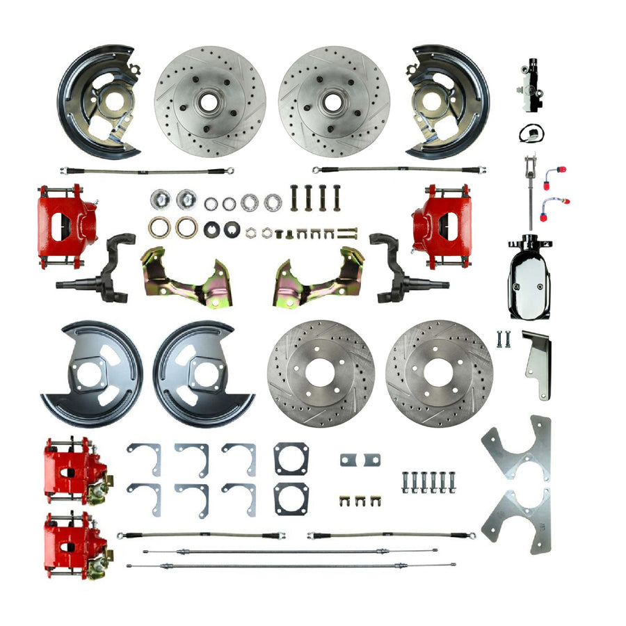 The Right Stuff 1968-74 GM F/X-Body, 4-Wheel Manual Disc Brake Conversion - AFXSD45CZX - (AFXSD45CZX)