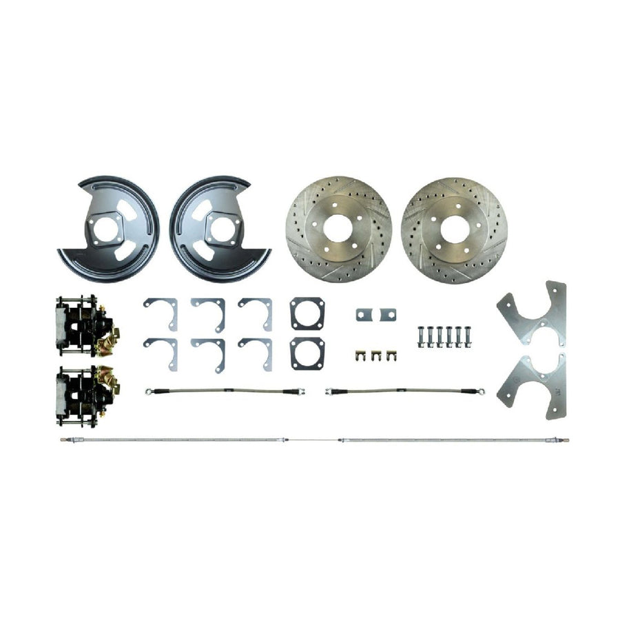 The Right Stuff 1962-67 Chevrolet Chevy II, Non-Staggard Shocks, Rear Disc Brake Conversion Kit - (AFXRD01NS)