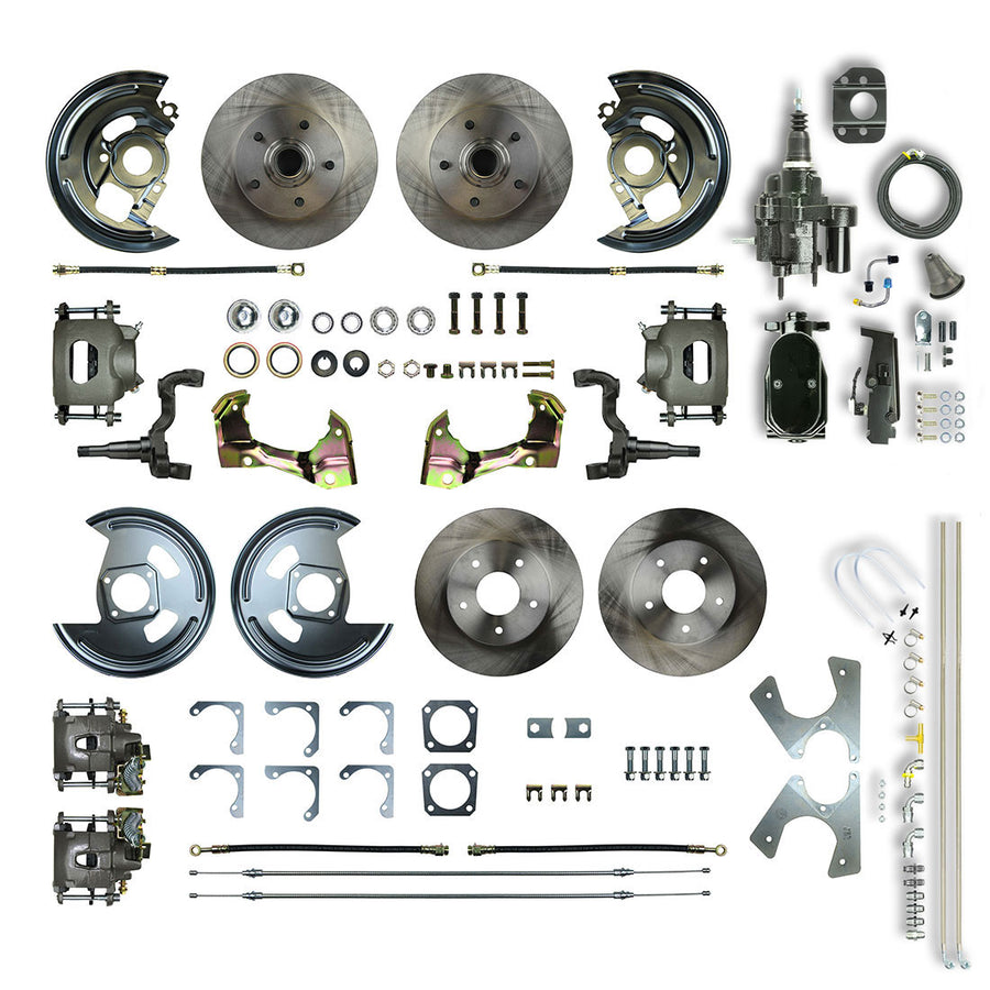 The Right Stuff 64-72 GM GM A-Body, Hydraulic Brake Assist, 4-Wheel Disc Brake Conversion Black Upper - (AFXHB41CY)