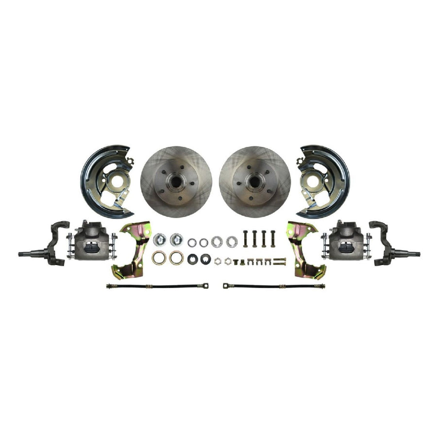 The Right Stuff 1967-1969 GM F/X-Body Front 'At The Wheel' Big Brake Upgrade Kit - AFXWK02C - (AFXWK02C)