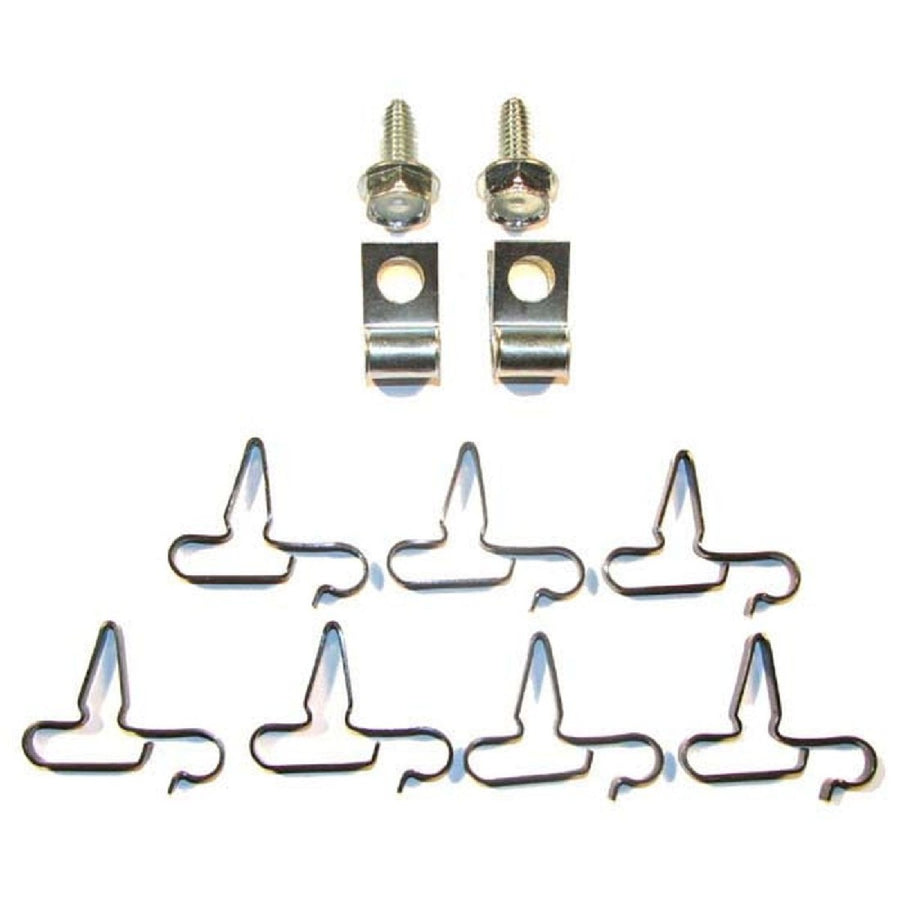 The Right Stuff 1962-70 Mopar B-Body, 11-Piece Brake Line Clip Set - (BCS002)