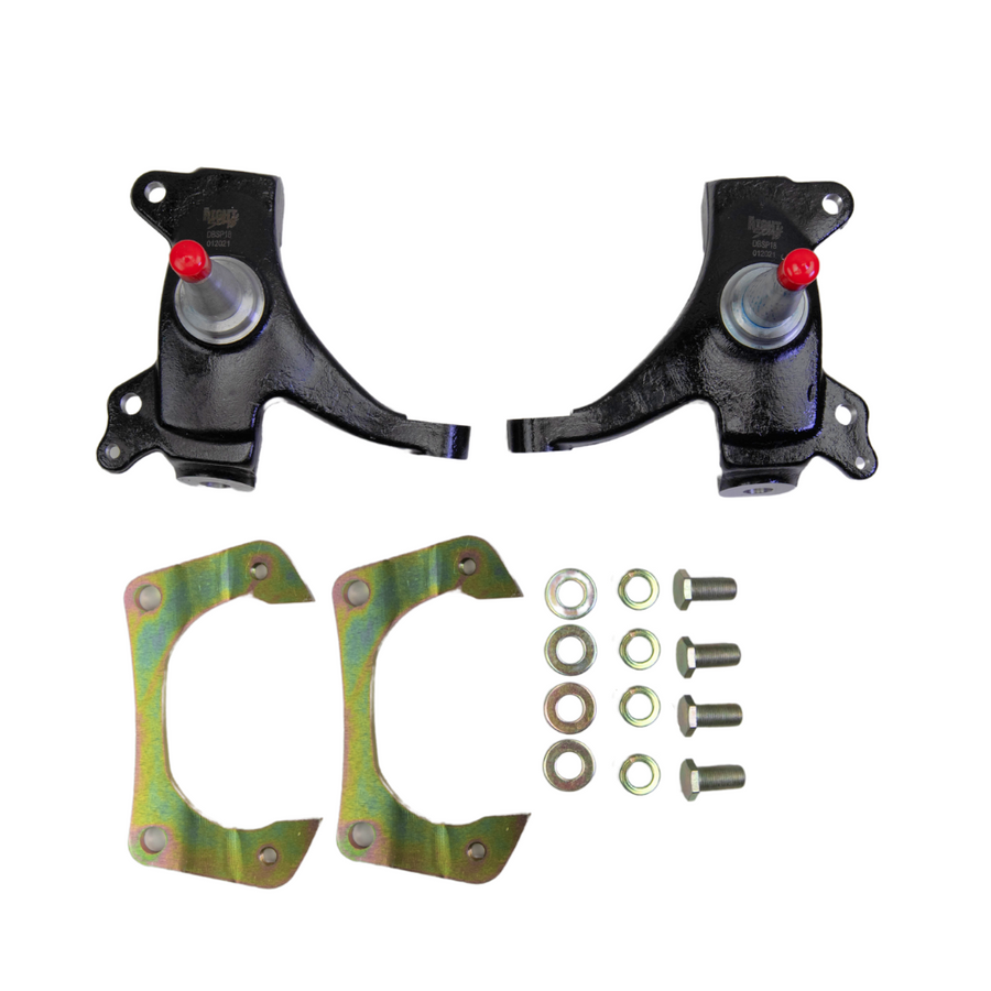 The Right Stuff 1973-1987 Chevrolet/GMC Truck/Suburban, 2.5" Drop Spindles/Pair, With Brackets - (DBSP18K)