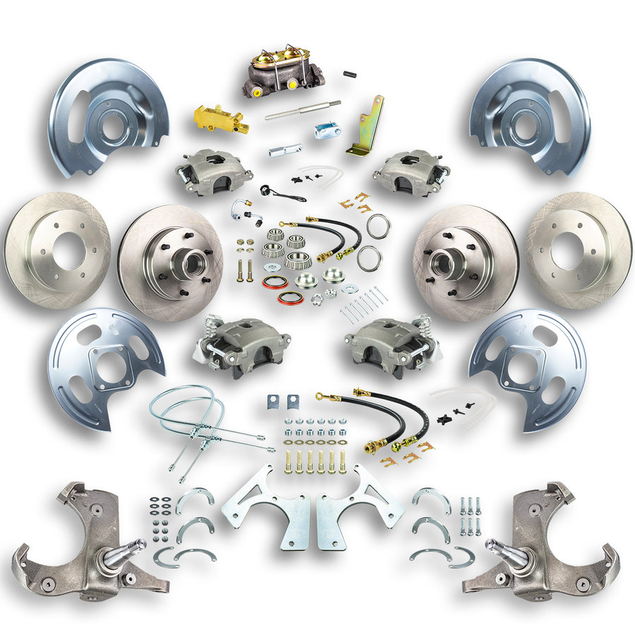 The Right Stuff 63-70 Chevrolet/GMC Truck & Suburban, Manual 4-Wheel Disc Brake Conversion Kit - (TSD6346)