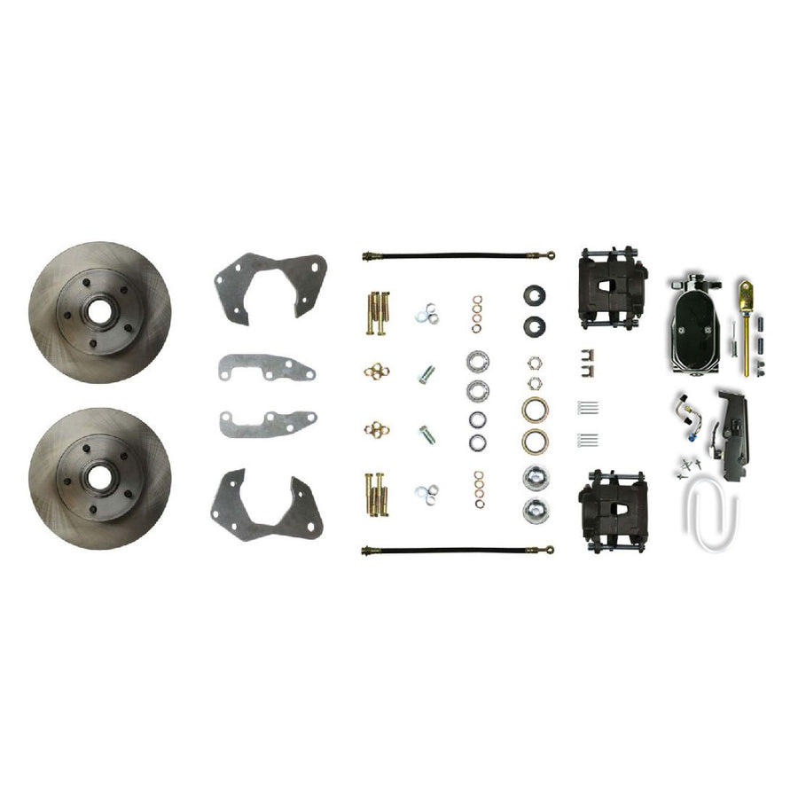The Right Stuff 1965-68 Chevrolet Impala/Bel Air, Manual Front Disc Brake Conversion Kit - (FSC65SDCY)