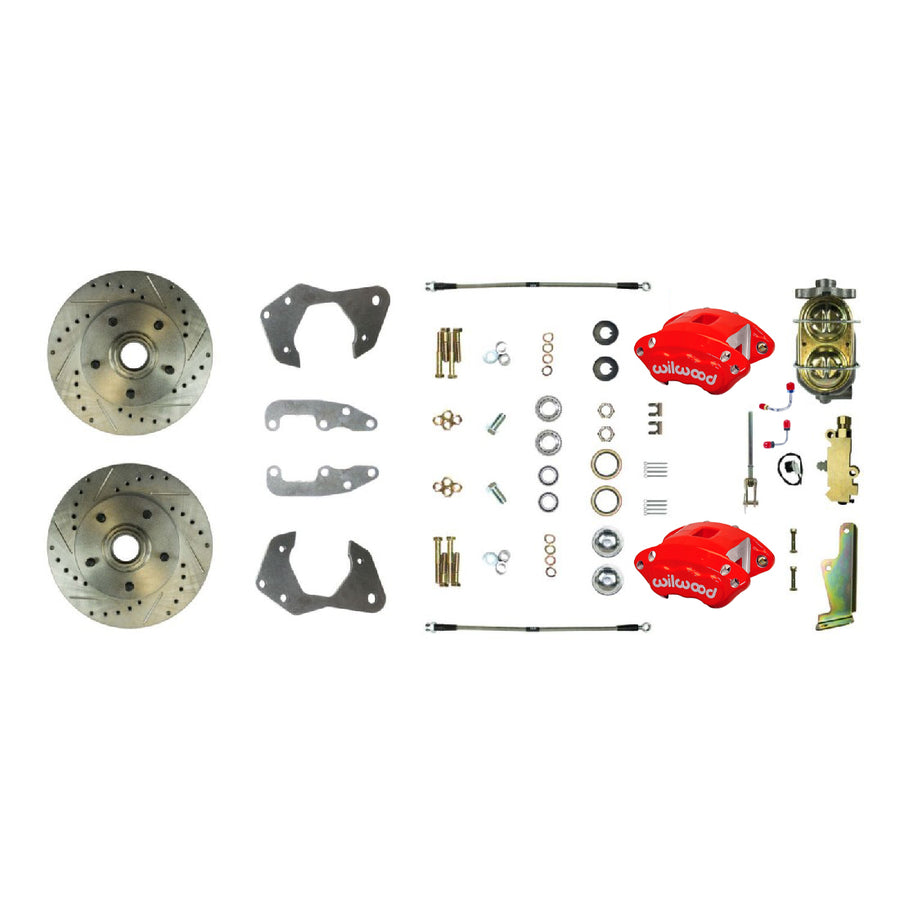 The Right Stuff 1965-68 Chevrolet Impala/Bel Air, Performance Front Disc Brake Conversion Kit - (FSC66SDCZ)