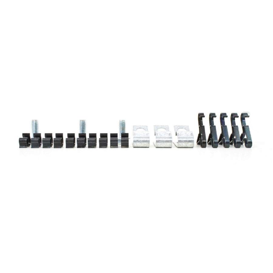The Right Stuff 1971-74 Mopar B-Body, 3/8 x 5/16 x 1/4, 21-Piece Fuel Line Clip Set - (BCS018)