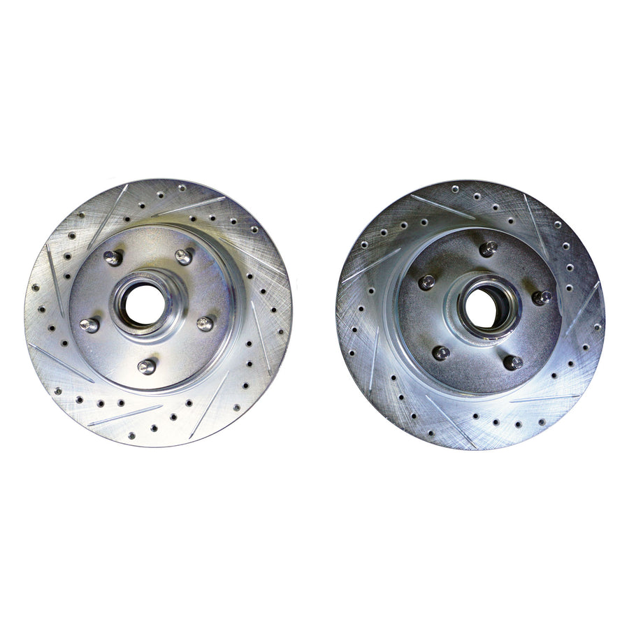 The Right Stuff 1981-1987 Chevy/GMC w/5 Lug & 2WD, Disc Brake Rotor, Drilled and Slotted - (BR71ZDC)