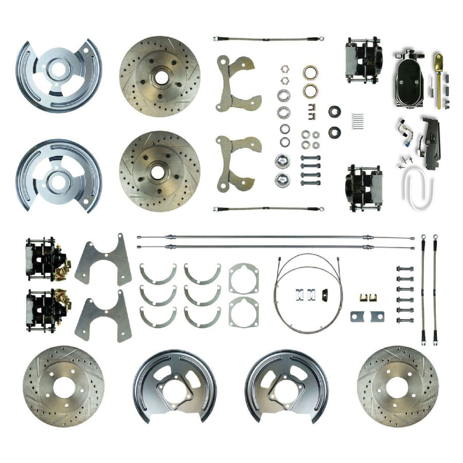 The Right Stuff 1959-64 Chevrolet Impala, Manual 4-Wheel Disc Brake Conversion Kit - FSC594SDCSY - (FSC594SDCSY)
