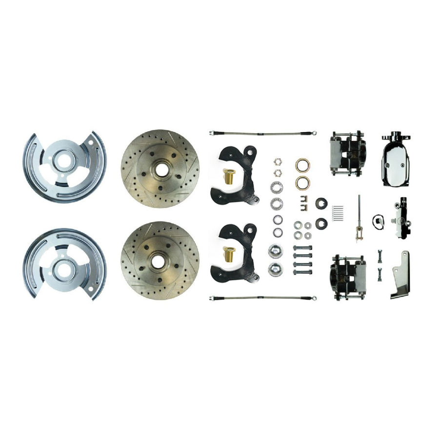 The Right Stuff 1958 Chevrolet Impala/Bel Air, Manual Front Disc Brake Conversion Kit - (FSC58SDCSX)
