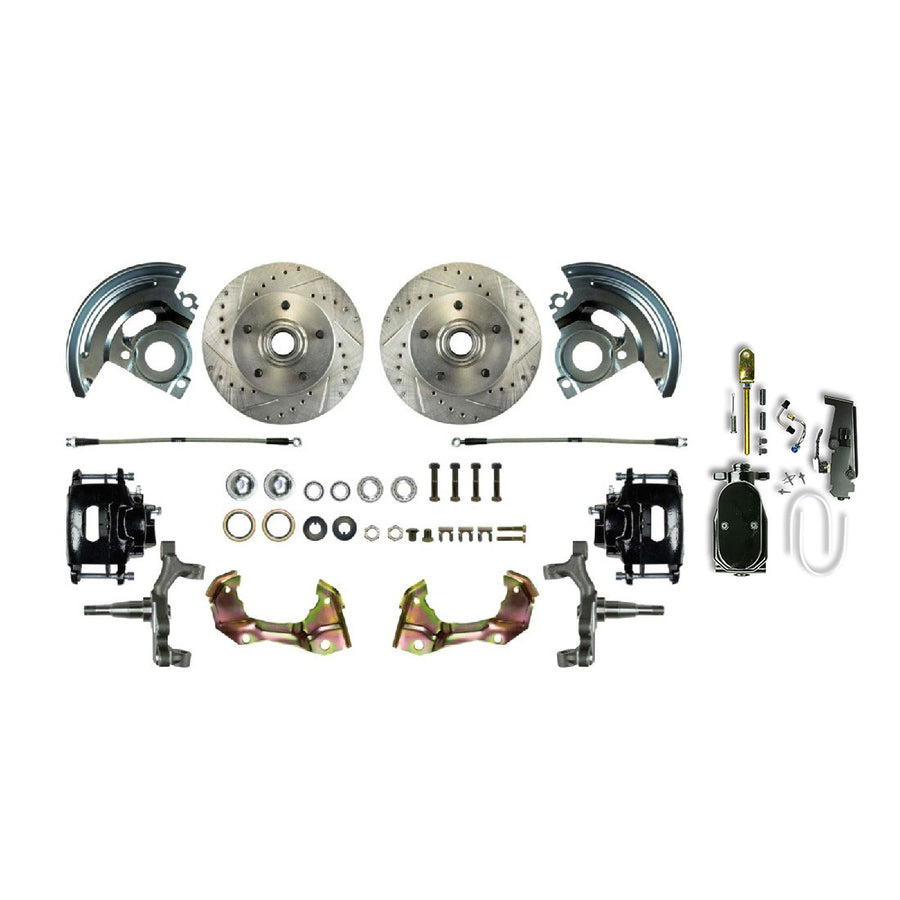 The Right Stuff 1967-69 GM F/X-Body, Show N Go, Front Manual Disc Brake Conversion Kit - (AFXSD02CSY)