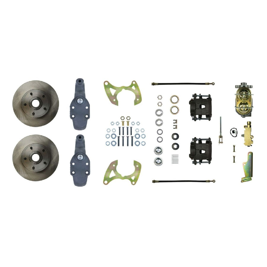 The Right Stuff 1958-64 Chevrolet Impala, 2" Drop, Manual Front Disc Brake Conversion Kit - (FSC58SDD)