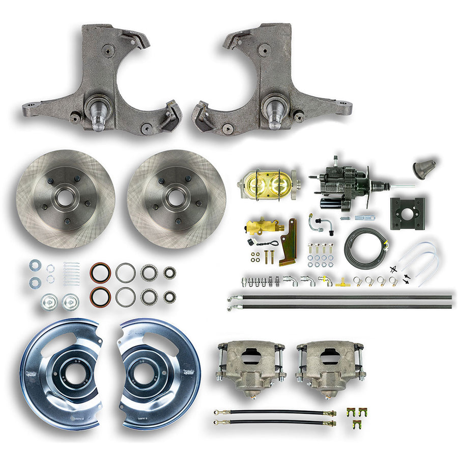 The Right Stuff 1963-66 Chevrolet/GMC Truck/Suburban Hydraulic Brake Assist Front Disc Brake Conversion Kit - (THB6325)