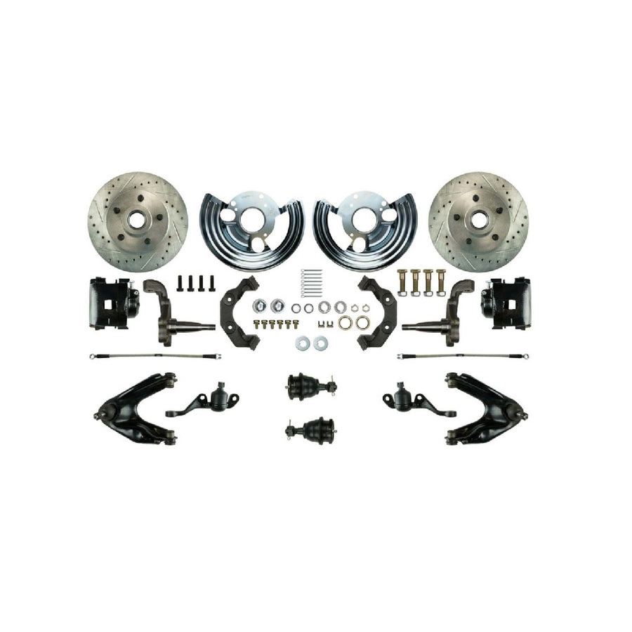 The Right Stuff 1960-76 Mopar A-Body, "At The Wheel" Front Disc Brake Conversion Kit - MDC66WKS - (MDC66WKS)