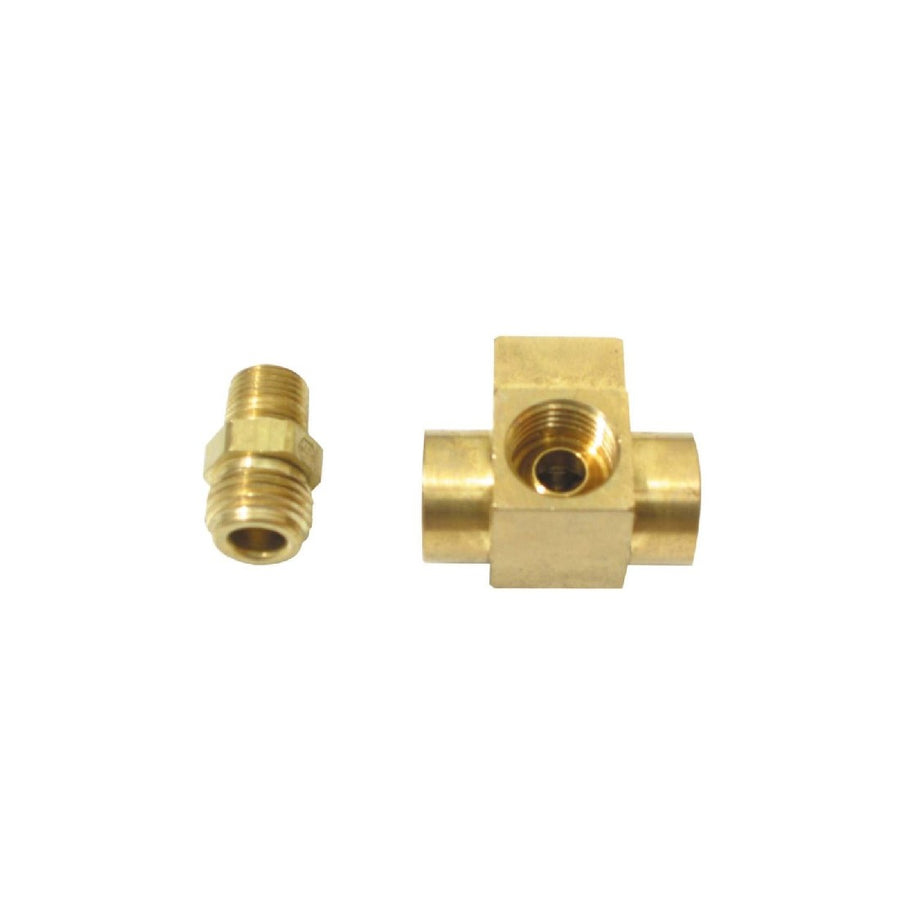 The Right Stuff 1959-61 Chevrolet Impala Brass 4-Way Fuel Line Adapter - (BPC5901F)