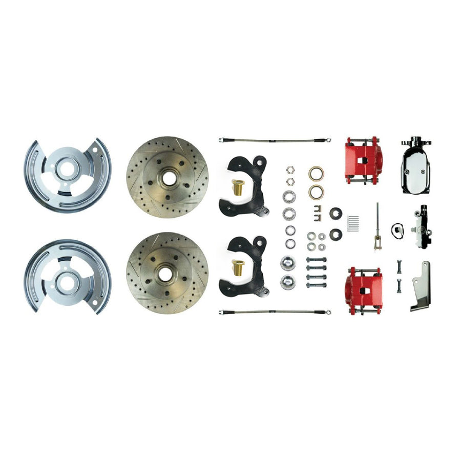 The Right Stuff 1958 Chevrolet Impala/Bel Air, Manual Front Disc Brake Conversion Kit - (FSC58SDCZX)