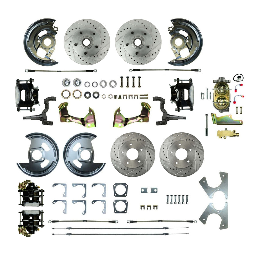 The Right Stuff 1967 Camaro/Firebird, Show N Go, 4-Wheel Manual Disc Brake Conversion - (AFXSD42CS)