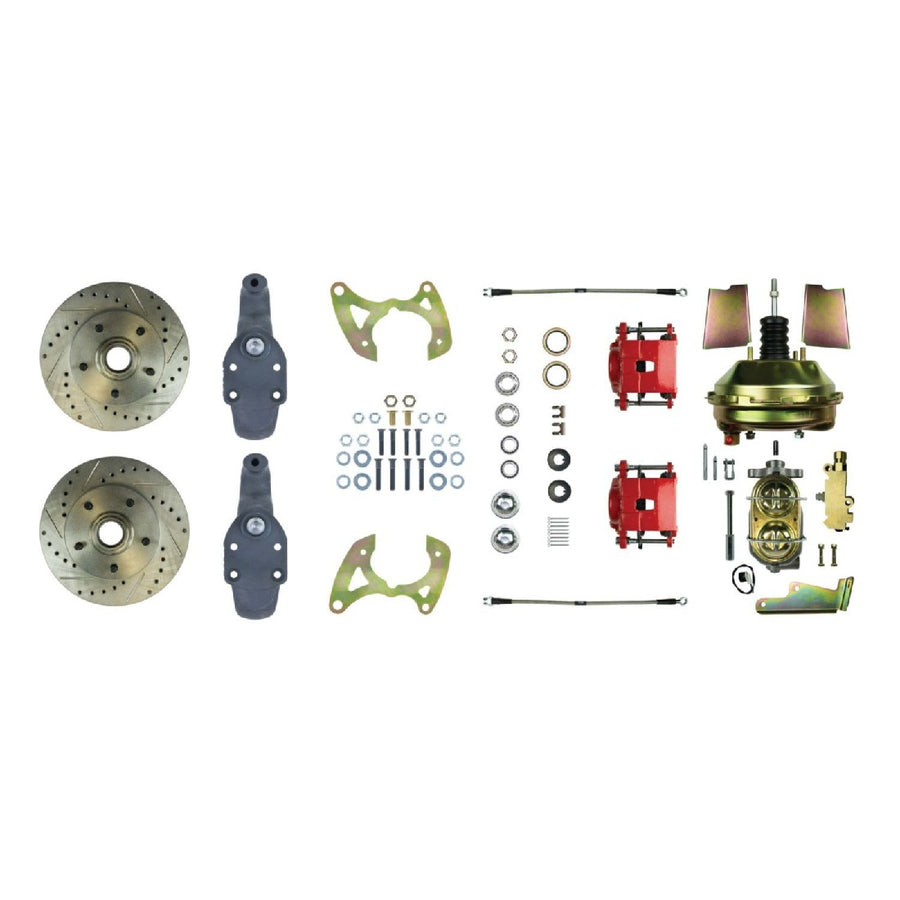 The Right Stuff 1959-64 Impala, 2" Drop, 9" Booster, Power Front Disc Brake Conversion Kit - (FSC59DCDZ)