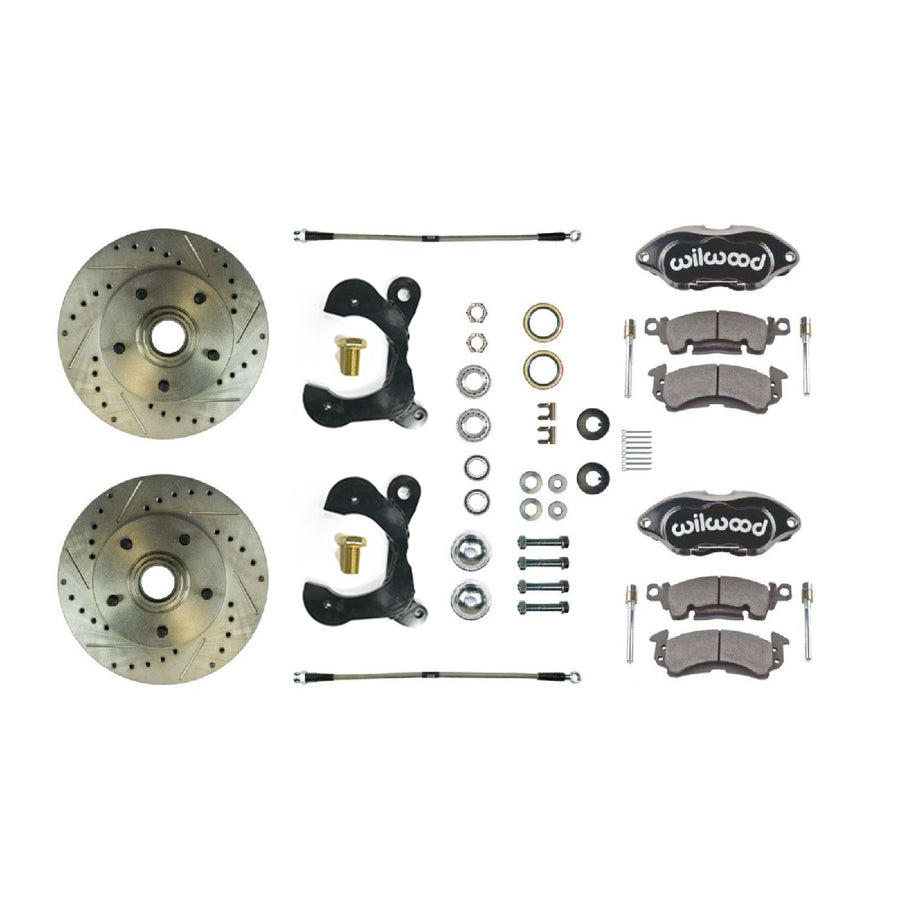The Right Stuff 1955-58 Chevrolet Bel Air, "At The Wheel" Front Disc Brake Conversion Kit - (FSC56WKCS)